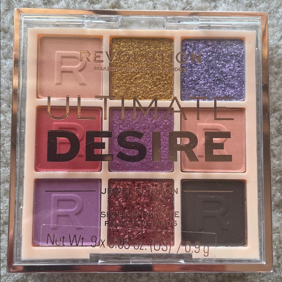 Revolution Bundle! Ultimate Desire 9 color Palette &Coordinating Cherry Lipstick - Picture 3 of 9